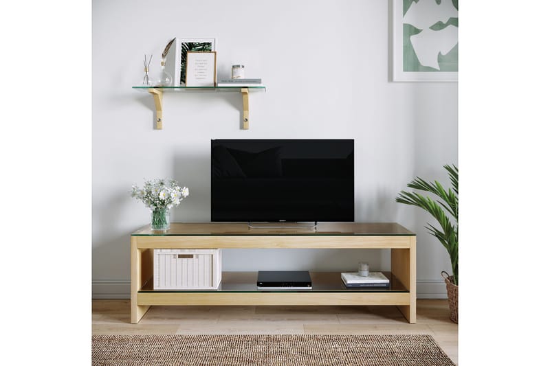 Malmby TV-möbelset 140 cm - Brun - Möbler - Vardagsrum - Tv-möbler & mediamöbler - Tv-möbelset