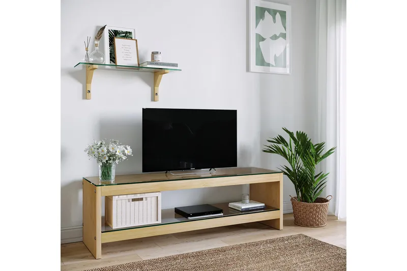 Malmby TV-möbelset 140 cm, Brun
