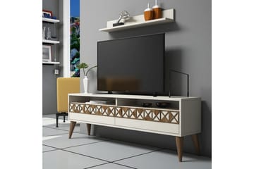 Muennink TV-Möbelset 150 cm - Vit - Möbler - Vardagsrum - Tv-möbler & mediamöbler - Tv-möbelset