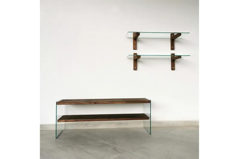 Netherlee TV-Möbelset 45 cm - Valnöt - Möbler - Vardagsrum - Tv-möbler & mediamöbler - Tv-möbelset