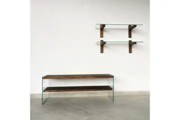 Netherlee TV-Möbelset 45 cm - Valnöt - Möbler - Vardagsrum - Tv-möbler & mediamöbler - Tv-möbelset