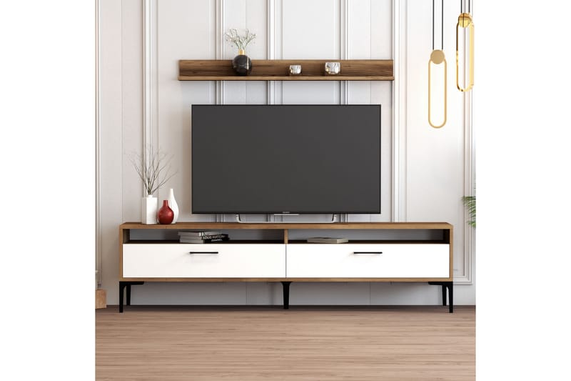 OBURUS Tv-möbelset 180x47 cm Brun - Tv-möbelset