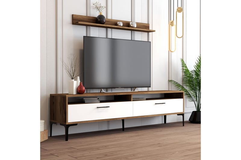 OBURUS Tv-möbelset 180x47 cm Brun - Tv-möbelset