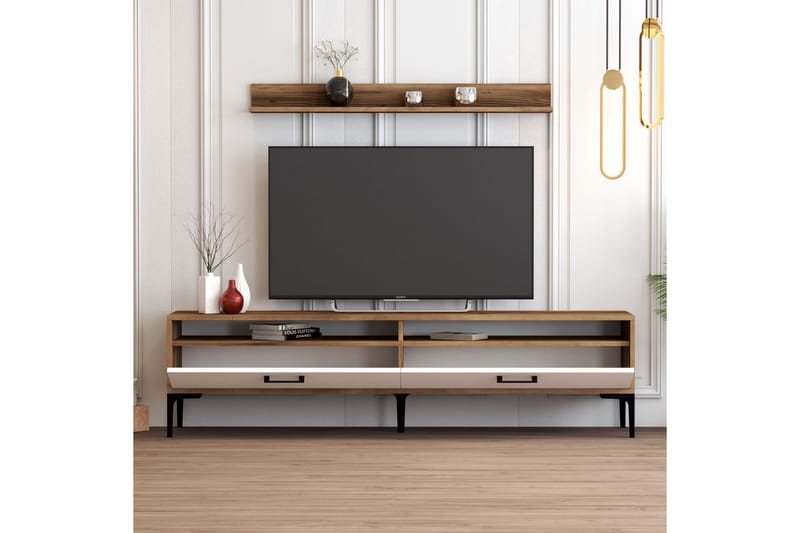 OBURUS Tv-möbelset 180x47 cm Brun - Tv-möbelset