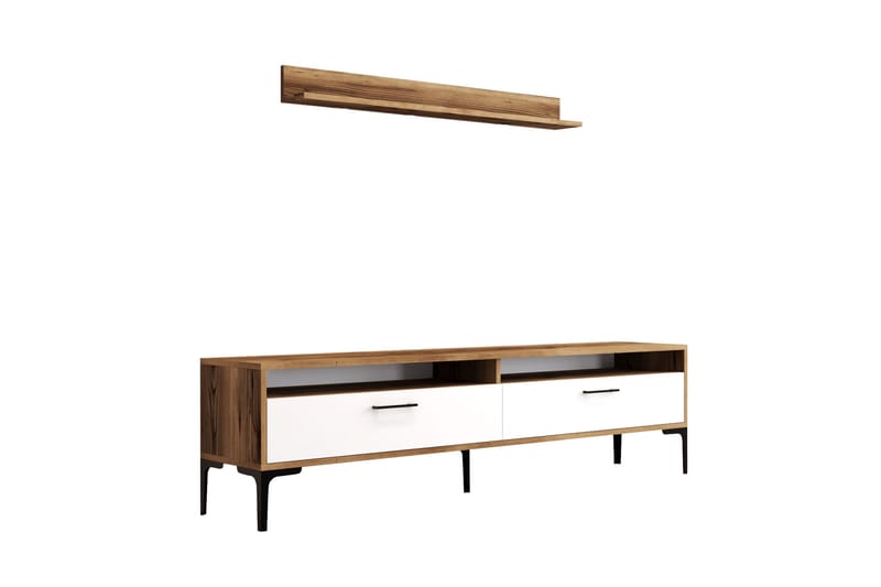 OBURUS Tv-möbelset 180x47 cm Brun - Möbler - Vardagsrum - Tv-möbler & mediamöbler - Tv-möbelset