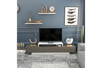 Rinorea Tv-möbelset 180x40 cm - Vit - Möbler - Vardagsrum - Tv-möbler & mediamöbler - Tv-möbelset