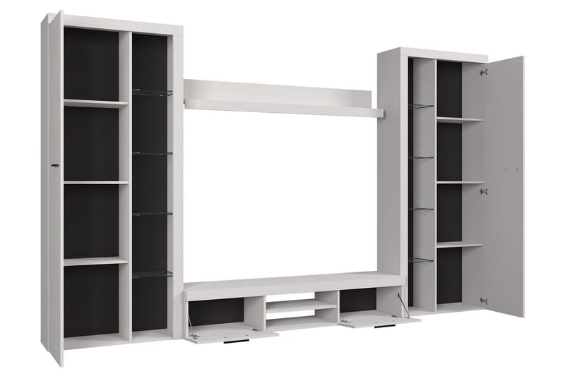 Rumba TV-möbelset 300x34x190 cm - Vit - Möbler - Vardagsrum - Tv-möbler & mediamöbler - Tv-möbelset