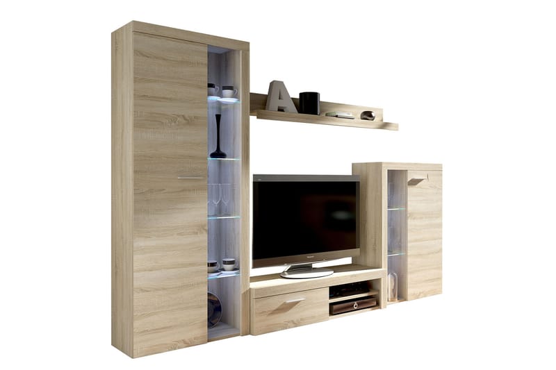 Rumba TV-möbelset - Beige/Grå - Möbler - Vardagsrum - Tv-möbler & mediamöbler - Tv-möbelset