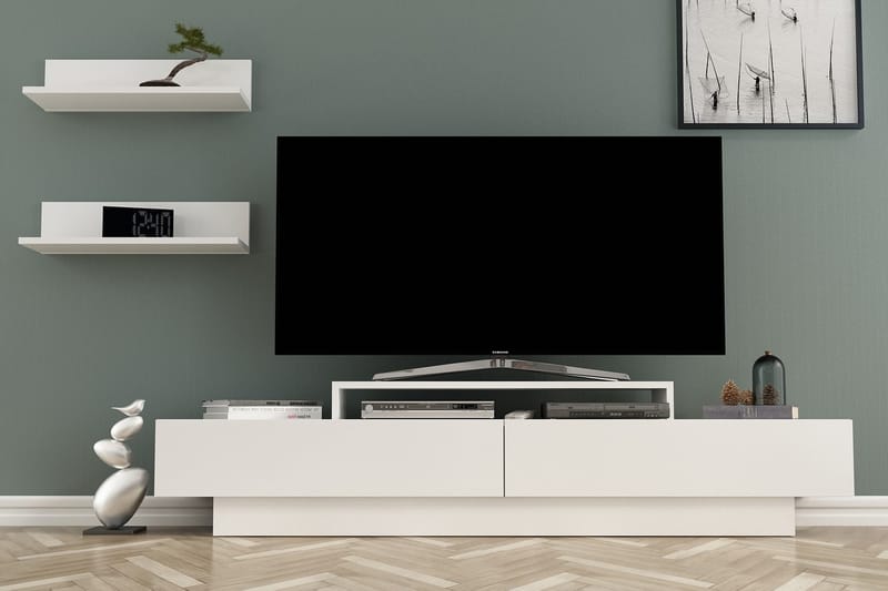 STENHESTRA TV-Möbelset 180 cm Vit - Tv-möbelset