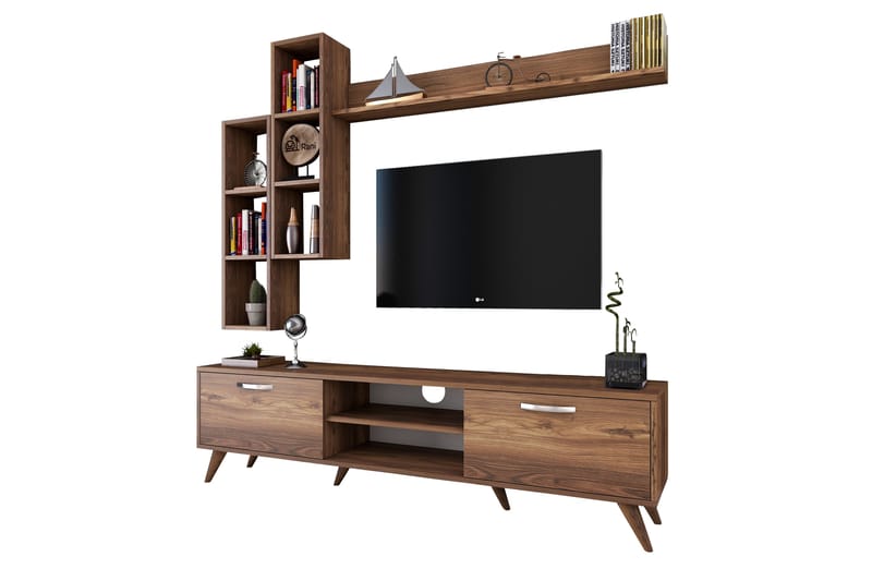 STIMMERBO TV-Möbelset 180 cm Brun - M�öbler - Vardagsrum - Tv-möbler & mediamöbler - Tv-möbelset