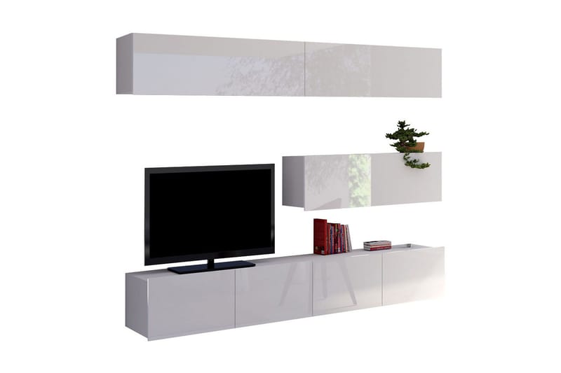Tessan TV-möbelset - Grå/Vit - Möbler - Vardagsrum - Tv-möbler & mediamöbler - Tv-möbelset