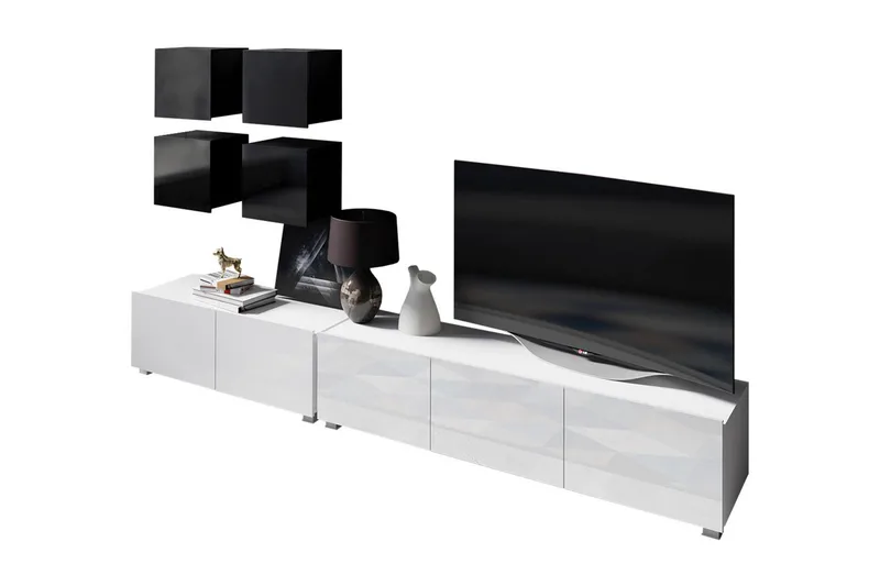 Tessan TV-möbelset - Grå/Vit - Möbler - Vardagsrum - Tv-möbler & mediamöbler - Tv-möbelset