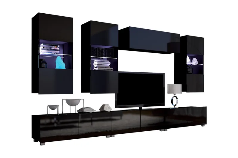 Tessan TV-möbelset - Svart/Vit - Möbler - Vardagsrum - Tv-möbler & mediamöbler - Tv-möbelset