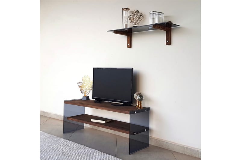 Tomassoni TV-Möbelset 45 cm - Valnöt - Möbler - Vardagsrum - Tv-möbler & mediamöbler - Tv-möbelset