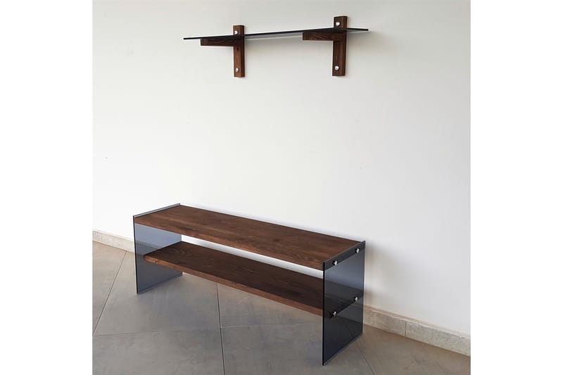 Tomassoni TV-Möbelset 45 cm - Valnöt - Möbler - Vardagsrum - Tv-möbler & mediamöbler - Tv-möbelset