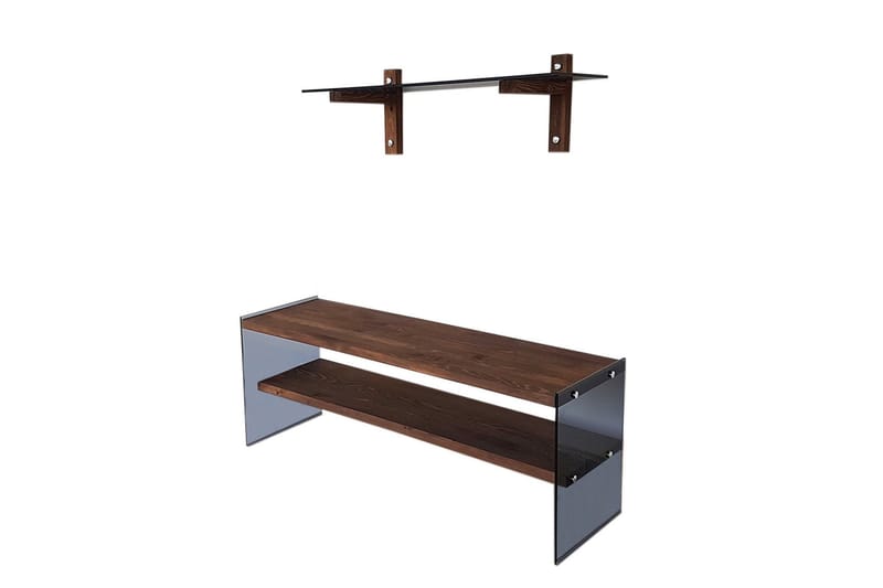 Tomassoni TV-Möbelset 45 cm - Valnöt - Möbler - Vardagsrum - Tv-möbler & mediamöbler - Tv-möbelset