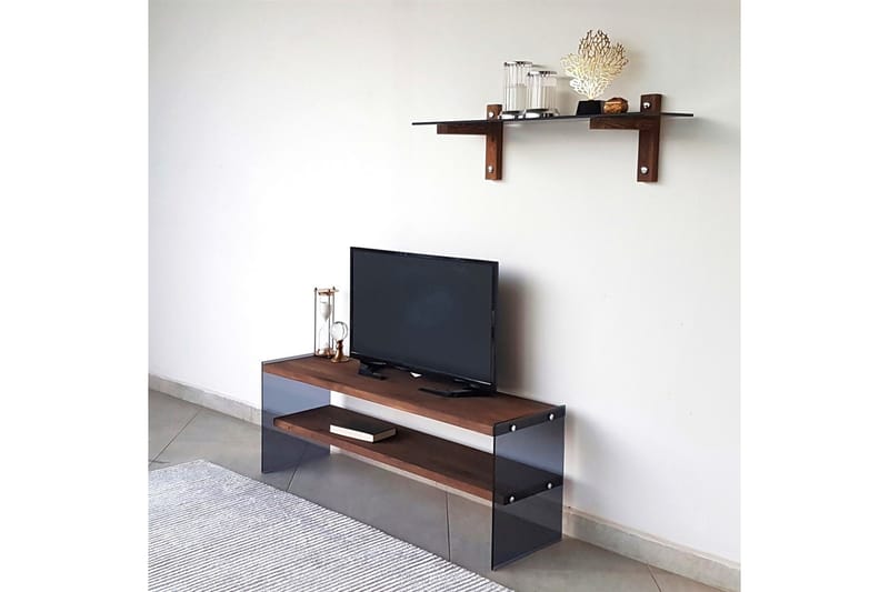 Tomassoni TV-Möbelset 45 cm - Valnöt - Möbler - Vardagsrum - Tv-möbler & mediamöbler - Tv-möbelset