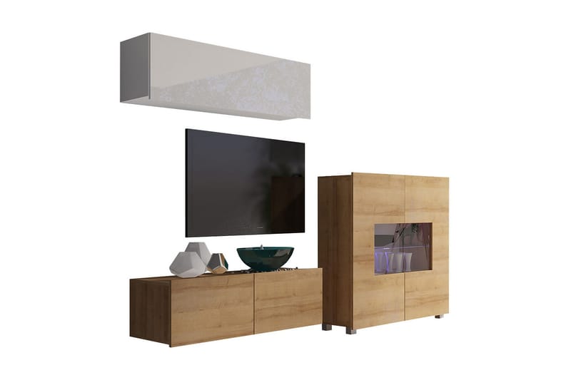 TRACEY TV-möbelset - Beige/Grå - Möbler - Vardagsrum - Tv-möbler & mediamöbler - Tv-möbelset