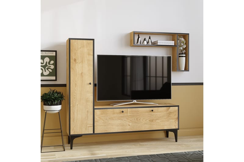 UKHAND Tv-möbelset 118x49 cm Blå - Möbler - Vardagsrum - Tv-möbler & mediamöbler - Tv-möbelset