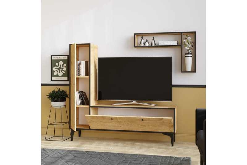 UKHAND Tv-möbelset 118x49 cm Blå - Möbler - Vardagsrum - Tv-möbler & mediamöbler - Tv-möbelset