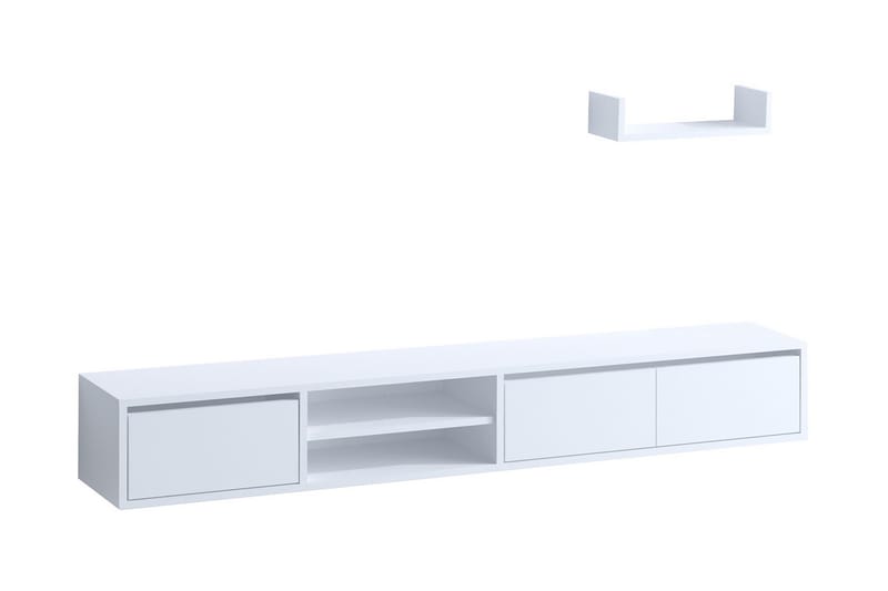 UKHAND Tv-möbelset 180x25 cm Vit - Möbler - Vardagsrum - Tv-möbler & mediamöbler - Tv-möbelset
