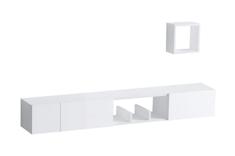UKHAND Tv-möbelset 180x25 cm Vit - Möbler - Vardagsrum - Tv-möbler & mediamöbler - Tv-möbelset