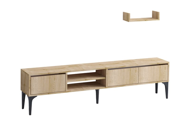 UKHAND Tv-möbelset 180x50 cm Blå - Möbler - Vardagsrum - Tv-möbler & mediamöbler - Tv-möbelset
