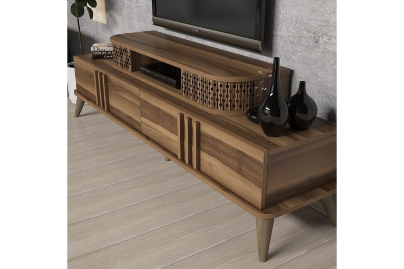 VARRED TV-Möbelset 168 cm Brun - Brun - Möbler - Vardagsrum - Tv-möbler & mediamöbler - Tv-möbelset