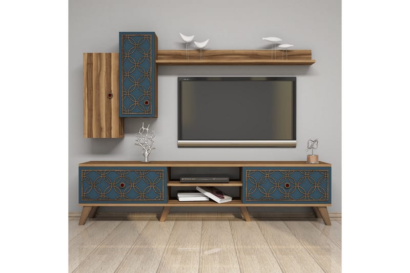 VARRED TV-Möbelset 180 cm Brun - Brun - Möbler - Vardagsrum - Tv-möbler & mediamöbler - Tv-möbelset
