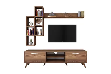 Virkesbo TV-Möbelset 180 cm - Brun - Möbler - Vardagsrum - Tv-möbler & mediamöbler - Tv-möbelset