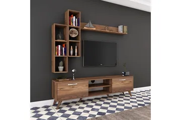 Virkesbo TV-Möbelset 180 cm - Brun - Möbler - Vardagsrum - Tv-möbler & mediamöbler - Tv-möbelset