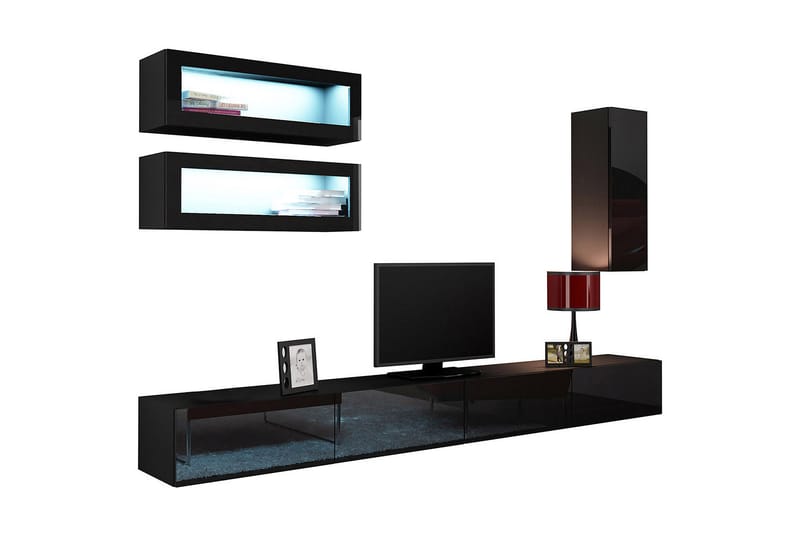 WILBER TV-möbelset 280x40x180 cm - Vit - Möbler - Vardagsrum - Tv-möbler & mediamöbler - Tv-möbelset