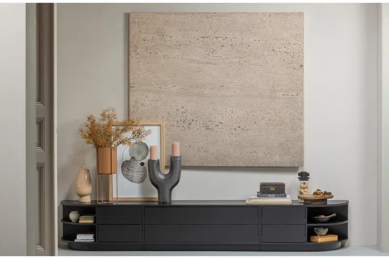 Arteksio Tv-Skåp 100 cm - Svart - Möbler - Vardagsrum - Tv-möbler & mediamöbler - Tv-skåp