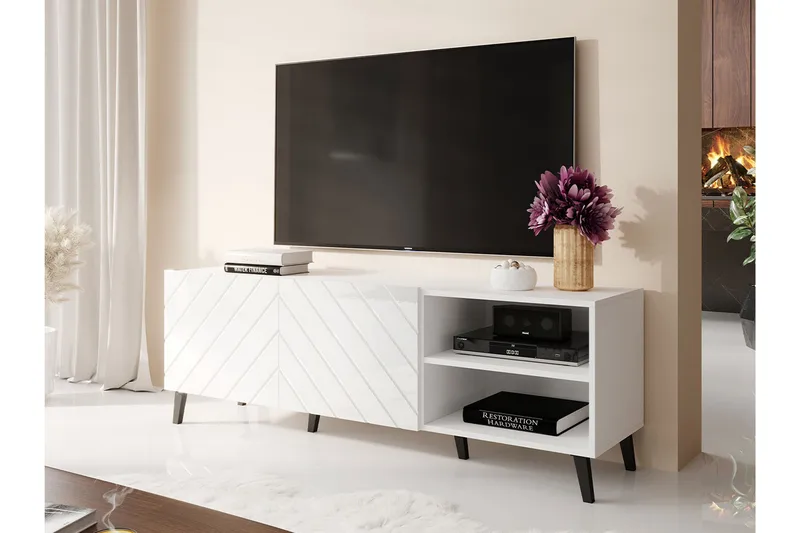 Beto Tv-skåp 150 cm - Vit - Möbler - Vardagsrum - Tv-möbler & mediamöbler - Tv-skåp