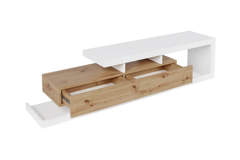 Carbost Tv-skåp 198 cm Vit - Möbler - Vardagsrum - Tv-möbler & mediamöbler - Tv-skåp