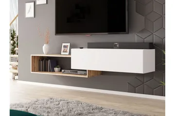 Carbost Tv-skåp 210 cm - Vit - Möbler - Vardagsrum - Tv-möbler & mediamöbler - Tv-bänkar