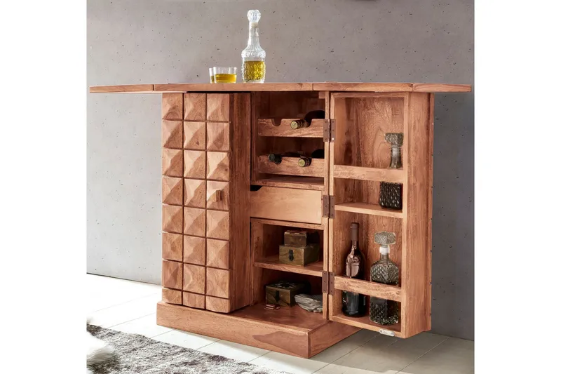 Cluett Barskåp - Trä/natur - Förvaring - Skåp - Barskåp