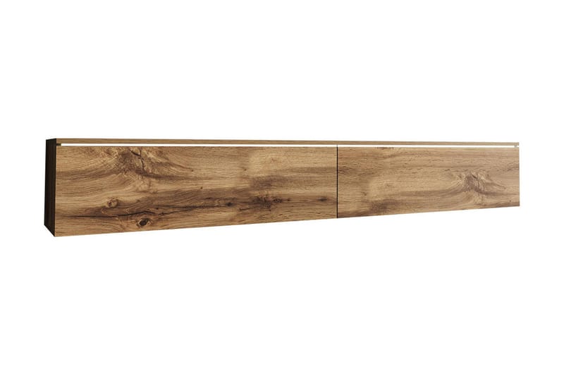 Cuguen Tv-skåp 180 cm Vit LED - Ljus Natur - Möbler - Vardagsrum - Tv-möbler & mediamöbler - Tv-bänkar