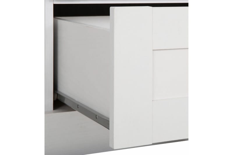 Dareia Garderob 85 cm - Vit/Brun - Förvaring - Skåp - Garderobsskåp