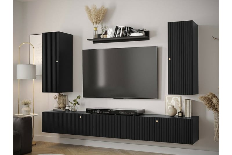 Dunvegan Tv-skåp 100 cm Black - Möbler - Vardagsrum - Tv-möbler & mediamöbler - Tv-bänkar