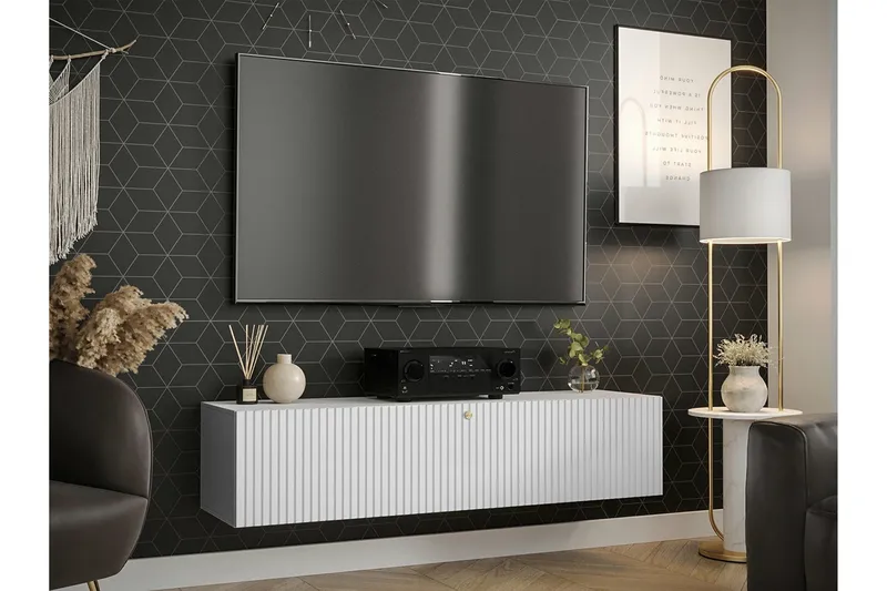 Dunvegan Tv-skåp 150 cm NO_BRAND White - Möbler - Vardagsrum - Tv-möbler & mediamöbler - Tv-bänkar
