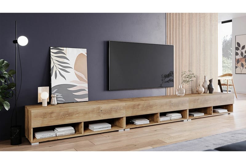 Galbally Tv-skåp 300 cm NO_BRAND Brown - Möbler - Vardagsrum - Tv-möbler & mediamöbler - Tv-bänkar