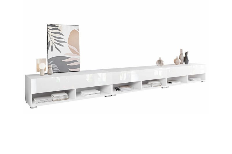 Galbally Tv-skåp 300 cm White - Möbler - Vardagsrum - Tv-möbler & mediamöbler - Tv-skåp