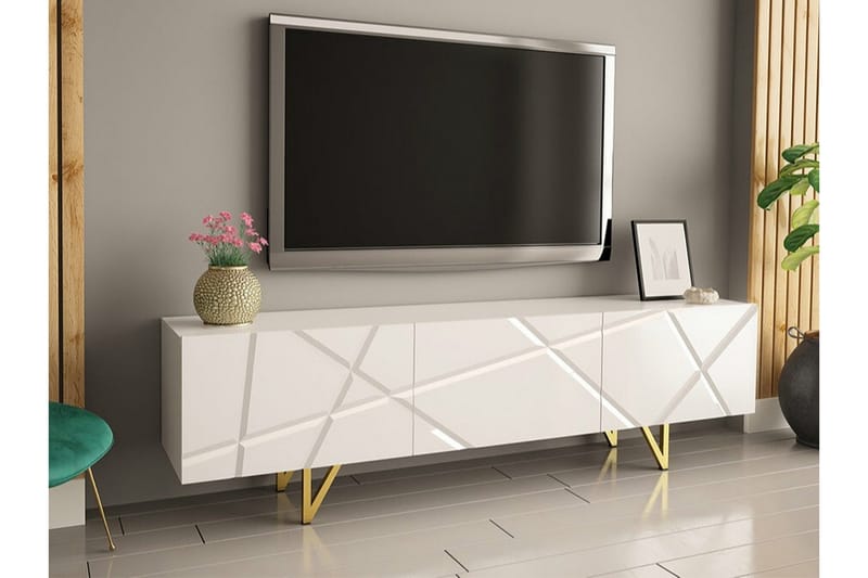 Glenndale Tv-skåp 180 cm Concept 55 White - Möbler - Vardagsrum - Tv-möbler & mediamöbler - Tv-bänkar