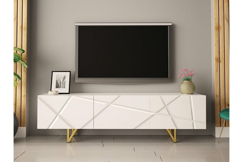Glenndale Tv-skåp 180 cm Concept 55 White - Möbler - Vardagsrum - Tv-möbler & mediamöbler - Tv-bänkar