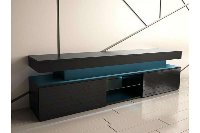 Glenndale Tv-skåp 190 cm - Svart - Möbler - Vardagsrum - Tv-möbler & mediamöbler - Tv-skåp