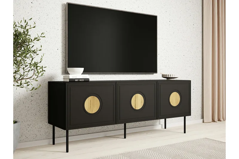 Juniskär Tv-skåp 151 cm - Svart - Möbler - Vardagsrum - Tv-möbler & mediamöbler - Tv-skåp