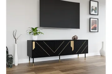 Juniskär Tv-skåp 154 cm - Svart - Möbler - Vardagsrum - Tv-möbler & mediamöbler - Tv-bänkar