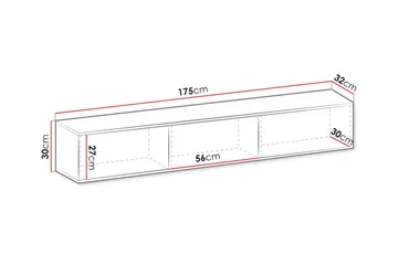 Klinkerville Tv-skåp 175 cm - Cream - Möbler - Vardagsrum - Tv-möbler & mediamöbler - Tv-bänkar