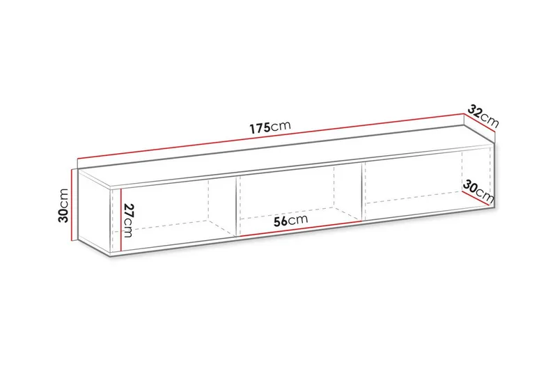 Klinkerville Tv-skåp 175 cm - Cream - Möbler - Vardagsrum - Tv-möbler & mediamöbler - Tv-skåp
